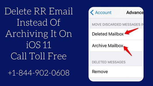 Delete RR Email Instead Of Archiving It On iOS 11